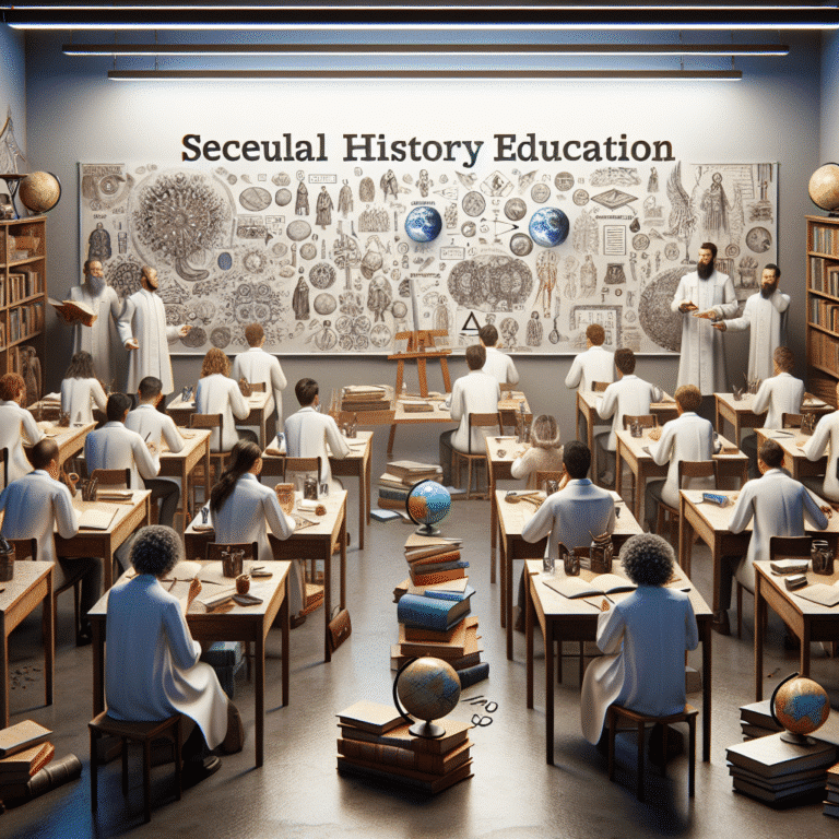 Secular history curriculum for gifted learners that encourages critical analysis